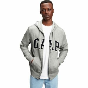 GAP XLS FT ARCH FZ HD Férfi pulóver, szürke, méret