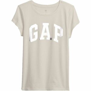 GAP V-FR SS VALUE LOGO TEE Lány póló, bézs, méret