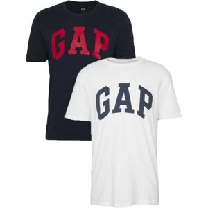 GAP V-BASIC ARCH 2 PACK Férfi póló, fekete, veľkosť XXL