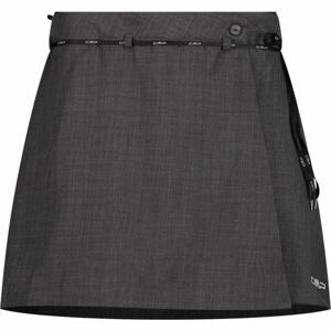 CMP BIKE SKIRT W Női kerékpáros szoknya, fekete, veľkosť 38