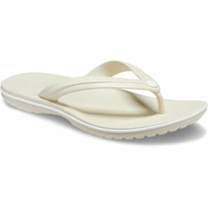 Crocs CROCBAND FLIP Uniszex flip-flop papucs, bézs, méret 36/37