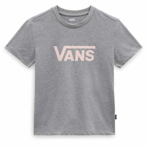 Vans WM DROP V SS CREW-B Női póló, szürke, méret S