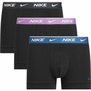 Nike EDAY COTTON STRETCH Férfi boxeralsó, fekete, méret L