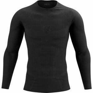 Compressport ON/OFF BASE LAYER LS TOP M Férfi funkcionális felső, fekete, veľkosť XL