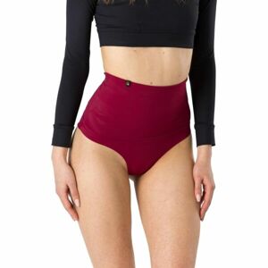 GOLDBEE SHAPEWEAR SWIMWEAR BOTTOMS Női karcsúsító bikini alsó, bordó, veľkosť S