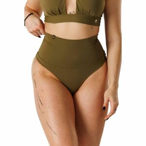 GOLDBEE SHAPEWEAR SWIMWEAR BOTTOMS Női karcsúsító bikini alsó, sötétzöld, méret S