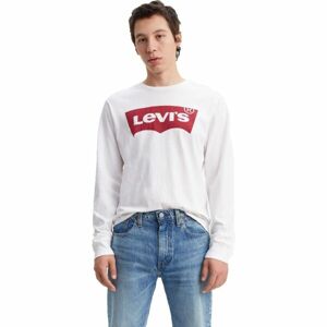 Levi's LS STD GRAPHIC TEE Férfi hosszú ujjú felső, fehér, méret S