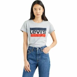 Levi's THE PERFECT TEE Női póló, szürke, méret M