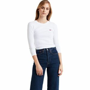 Levi's LS BABY TEE Hosszú ujjú női póló, fehér, méret S