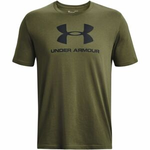 Under Armour SPORTSTYLE LOGO SS Férfi póló, khaki, veľkosť XL