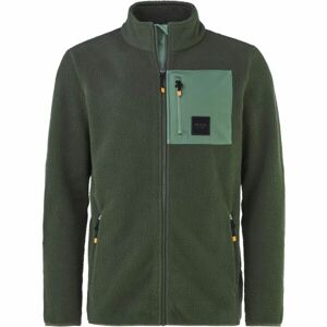 Bula BASECAMP Férfi fleece pulóver, sötétzöld, veľkosť XL
