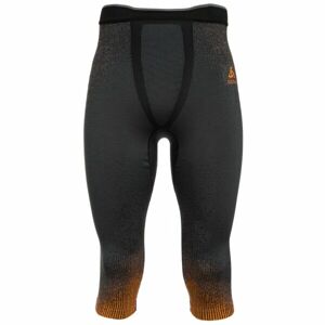 Odlo BLACKCOMB ECO Férfi háromnegyedes funkcionális leggings, sötétszürke, méret XXL