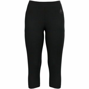 Odlo NATURAL MERINO 200 Női thermo háromnegyedes leggings, fekete, méret L