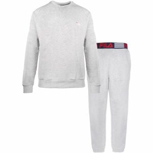 Fila IN COTTON BRUSHED FLEECE Férfi pizsama, szürke, veľkosť M