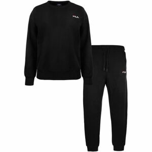 Fila IN COTTON BRUSHED FLEECE Női pizsama, fekete, veľkosť M