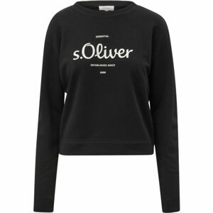 s.Oliver RL SWEATSHIRT Pulóver, fekete, méret 36