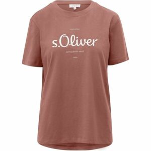 s.Oliver RL T-SHIRT Póló, barna, veľkosť 34