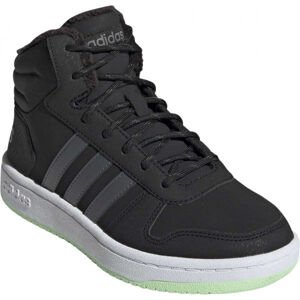 adidas HOOPS MID 2.0 K Gyerek téli cipő, fekete, veľkosť 28