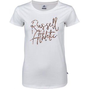 Russell Athletic S/S CREWNECK TEE SHIRT Női póló, fehér, veľkosť XS