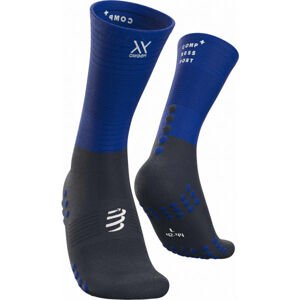 Compressport MID COMPRESSION SOCKS Futózokni, kék, veľkosť 39-41