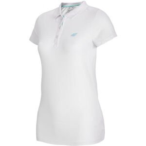 4F WOMEN´S T-SHIRT Női ingpóló, fehér, veľkosť XL