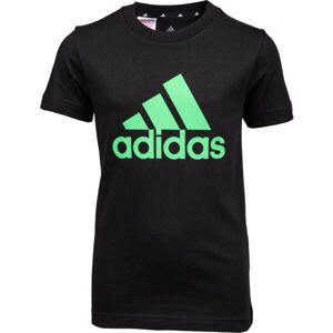 adidas BL T Fiú póló, fekete, veľkosť 140