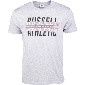Russell Athletic LARGE TRACKS Férfi póló, szürke, veľkosť M