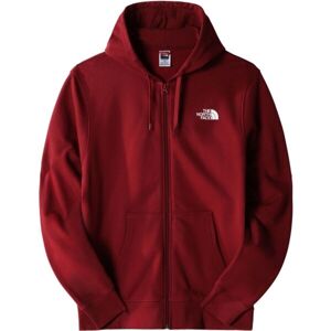 The North Face M OPEN GATE FULLZIP HOODIE Férfi kapucnis felső, bordó, méret