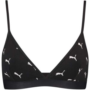 Puma SPARKLING TRIANGLE TOP 1P HANG Női melltartó, fekete, méret