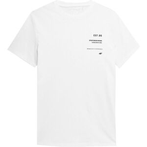 4F MEN´S T-SHIRT Férfi póló, fehér, méret