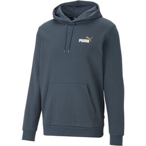 Puma ESS+2 COL SMALL LOGO HOODIE FL Férfi pulóver, kék, méret