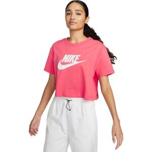 Nike NSW TEE ESSNTL CRP ICN FTR W Női póló, rózsaszín, veľkosť XS