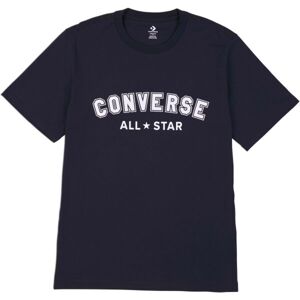 Converse CLASSIC FIT ALL STAR SINGLE SCREEN PRINT TEE Uniszex póló, fekete, veľkosť XL