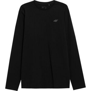 4F LONGSLEEVE Férfi felső, fekete, veľkosť L