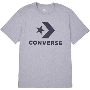 Converse STANDARD FIT CENTER FRONT LARGE LOGO STAR CHEV SS TEE Uniszex póló, szürke, veľkosť XL