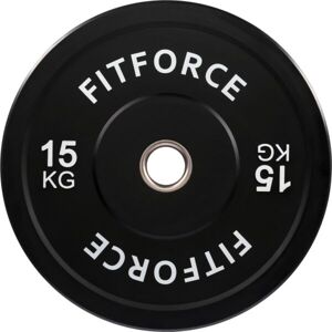 Fitforce PLRO 15 KG x 50 MM Súlyzótárcsa, fekete, méret