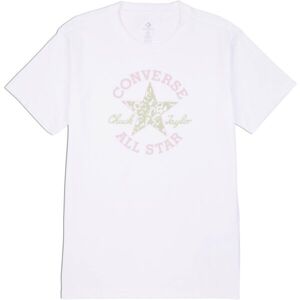 Converse CHUCK PATCH INFILL TEE Női póló, fehér, veľkosť M