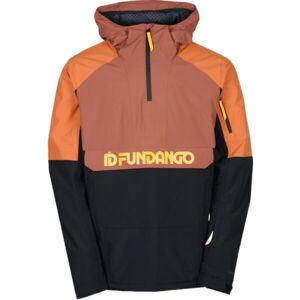 FUNDANGO BURNABY Férfi sí/snowboard dzseki, narancssárga, veľkosť M