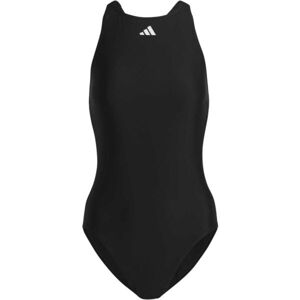 adidas SOLID TAPE SUIT Női fürdőruha, fekete, veľkosť 38