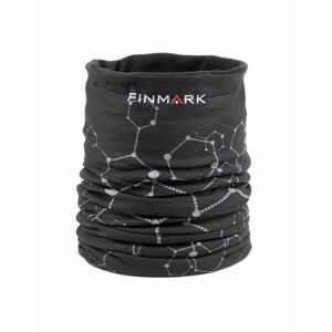 Finmark Multifunkční šátek s flísem Multifunkcionális csősál, fekete, veľkosť os