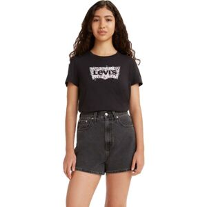 Levi's THE PERFECT TEE Női póló, fekete, veľkosť L
