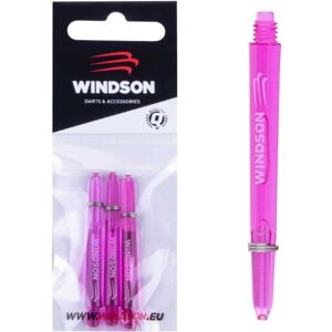 Windson NYLON SHAFT SHORT 3 KS Nejlon darts szár készlet, rózsaszín, méret