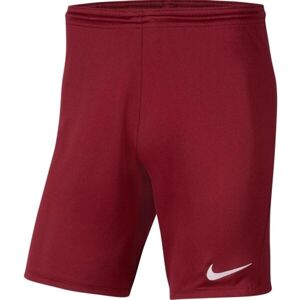 Nike DRI-FIT PARK III Férfi futball rövidnadrág, bordó, veľkosť M