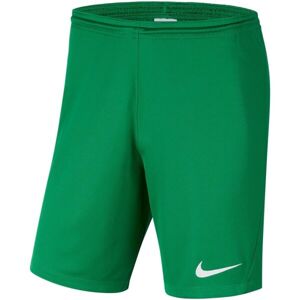 Nike DRI-FIT PARK 3 JR TQO Fiú rövidnadrág focira, zöld, veľkosť L