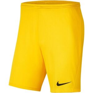 Nike DRI-FIT PARK III Férfi futball rövidnadrág, sárga, veľkosť M