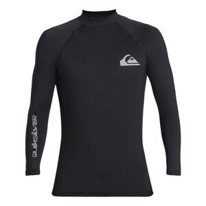 Quiksilver EVERYDAY UPF50 Férfi szörfös trikó, fekete, veľkosť XXXL