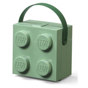 LEGO Storage HANDLE BOX Uzsonnásdoboz, zöld, méret