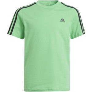 adidas 3S T Fiú póló, zöld, méret