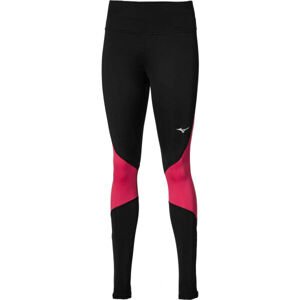 Mizuno WARMALITE TIGHT Női bélelt elasztikus nadrág, fekete, méret