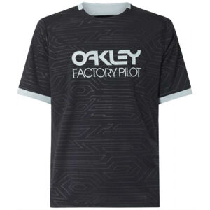Oakley PIPELINE TRAIL TEE Kerékpáros mez, fekete, méret